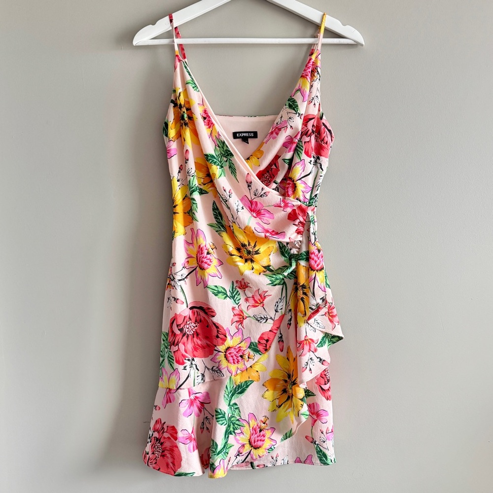 Express Floral Mini Dress